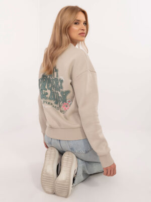 Sweatshirt-D10600T02568G-beige Sweatshirt-D10600T02568G-beige