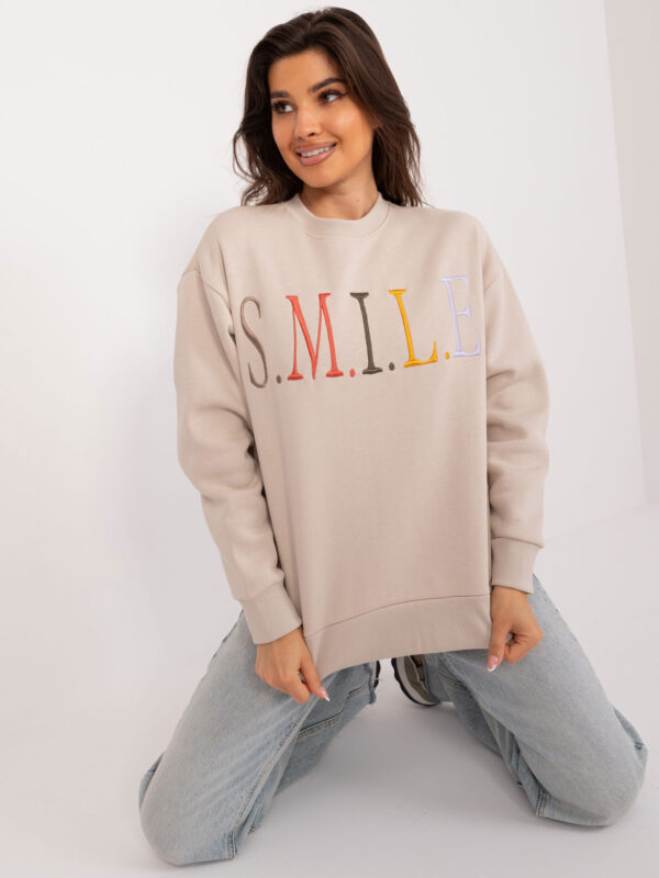 Sweatshirt-D10606BA02565C-beige