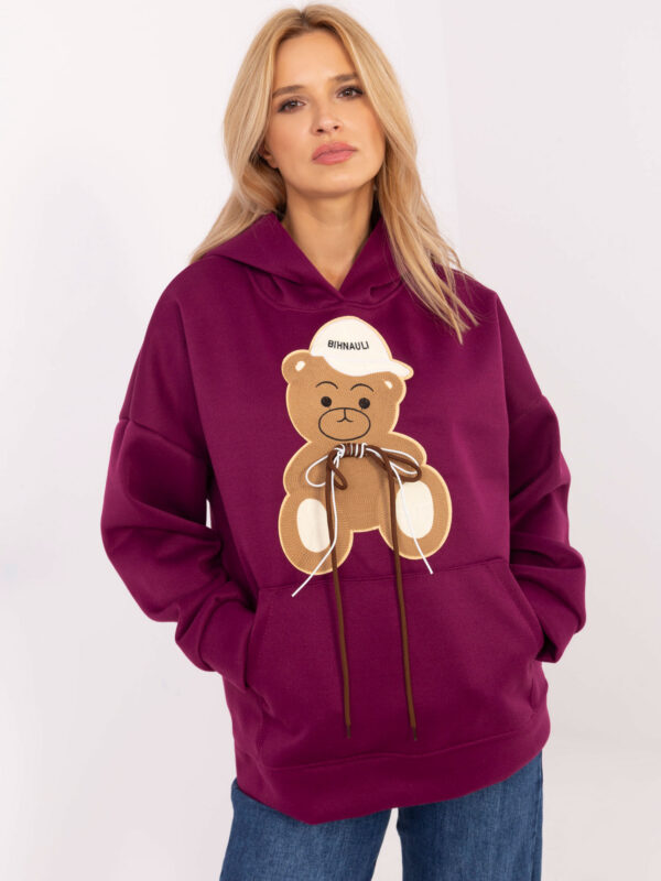 Sweatshirt-DHJ-BL-A8695.65P-purple