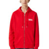 Sweatshirt - Diesel SGIRKHOODZIPECOLOGO SWEATSHIRT red