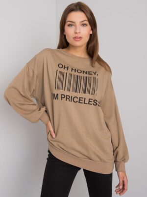 Sweatshirt-EM-BL-536/1U.84P-dark beige