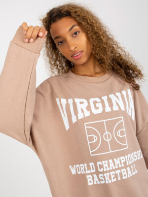 Sweatshirt-FA-BL-8137.76P-dark beige Sweatshirt-FA-BL-8137.76P-dark beige