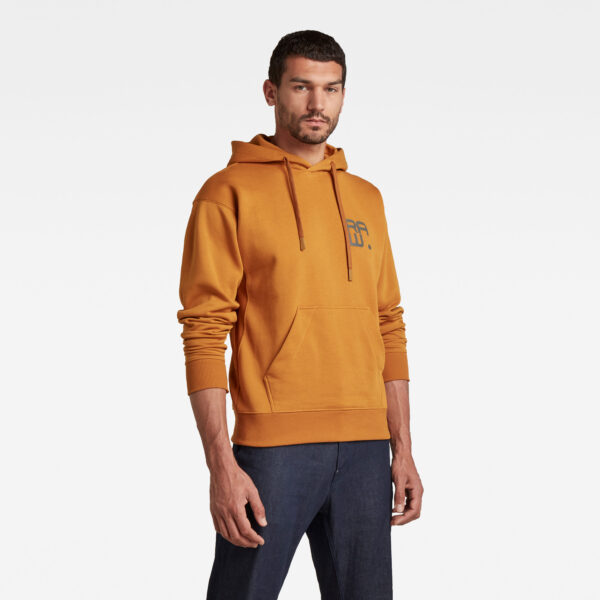 Sweatshirt - G-star Multi logo bk hdd sw orange