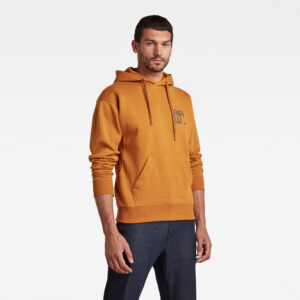 Sweatshirt - G-star Multi logo bk hdd sw orange