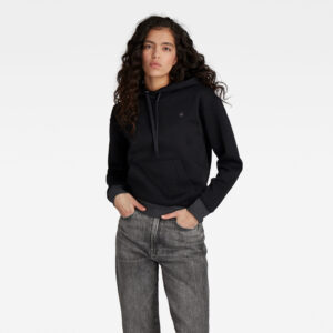 Sweatshirt - G-star Premium core hooded sw wmn ls black Sweatshirt - G-star Premium core hooded sw wmn ls black