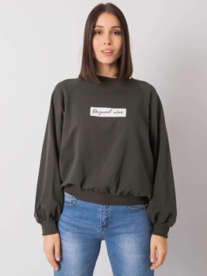 Sweatshirt-RV-BL-7270.20-dark khaki Sweatshirt-RV-BL-7270.20-dark khaki