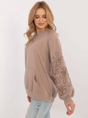 Sweatshirt-RV-BL-9972.10X-dark beige