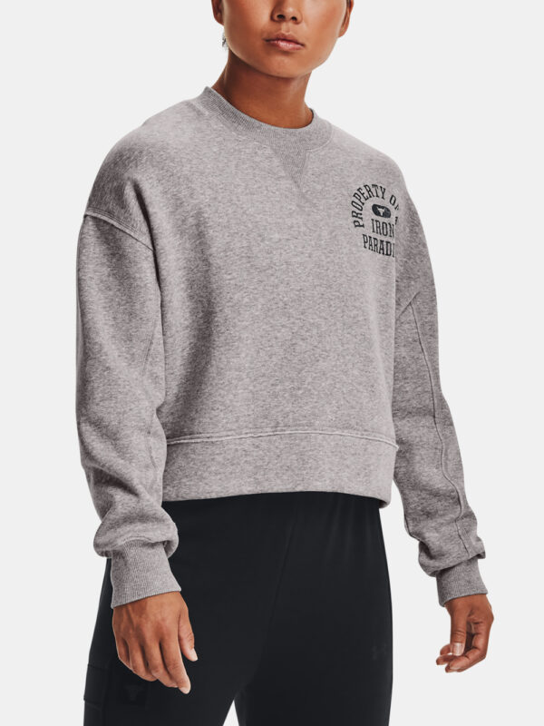 Sweatshirt Under Armour UA Prjct Rock Fleece LC Crew-GRY - Women