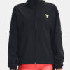 Sweatshirt Under Armour UA Project Rock Woven Jkt-BLK - Women