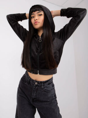 Sweatshirt black Yups cx4285b. R21 Sweatshirt black Yups cx4285b. R21