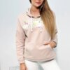 Sweatshirt with Voyage inscription beige