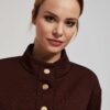 Sweatshirt with decorative buttons