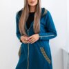 Sweatshirt with decorative tape navy