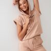 Sweatshirt with trousers beige