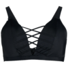Swim by Zizzi Bikini felső 'SBASIC'  fekete-Ár