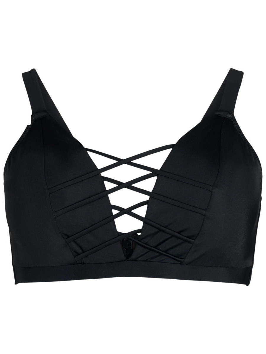 Swim by Zizzi Bikini felső 'SBASIC'  fekete-Ár