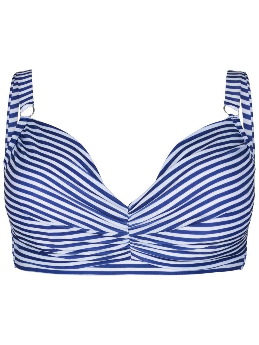 Swim by Zizzi Bikini felső 'STANIA'  kék / fehér-Hungary