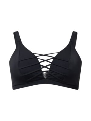 Swim by Zizzi Bikini felső 'Stris'  fekete-hu