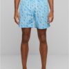 Swimsuit with light blue/ice pattern