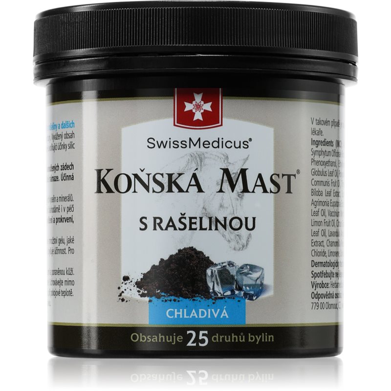 SwissMedicus Koňská mást s rašelinou chladivá zsír 250 ml-ár