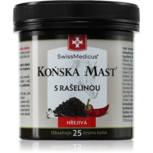 SwissMedicus Koňská mást s rašelinou hřejivá zsír 250 ml-ár