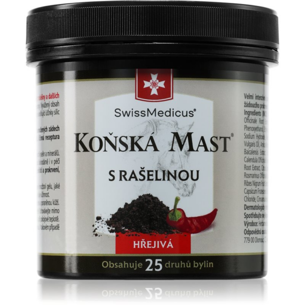 SwissMedicus Koňská mást s rašelinou hřejivá zsír 250 ml-ár