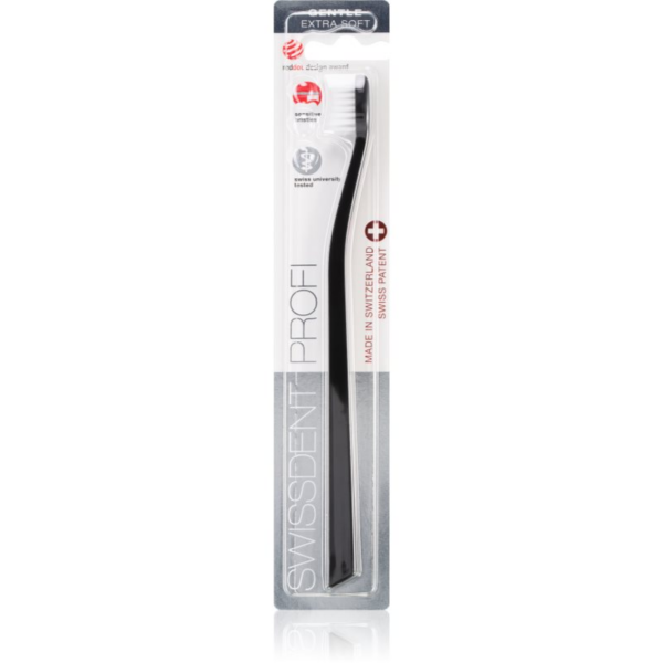 Swissdent Profi Gentle fogkefe extra soft Black 1 db-Ár