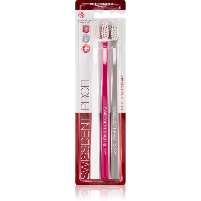Swissdent Profi Whitening soft fogkefék 3 db-Ár