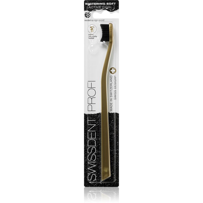 Swissdent Whitening Gold Active Coal fogkefe 1 db-Ár