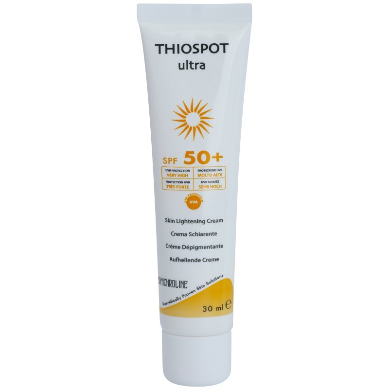 Synchroline Thiospot Ultra élénkítő krém hiperpigmentációs bőrre SPF 50+ 30 ml-Eredeti