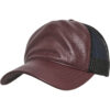 Synthetic Leather Trucker Chestnut Brown/Blk
