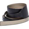 Synthetic leather strap black/warm sand
