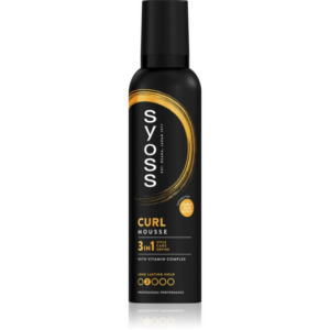 Syoss Curl Mousse fixáló hab a természetes fixálásért 250 ml-Ár