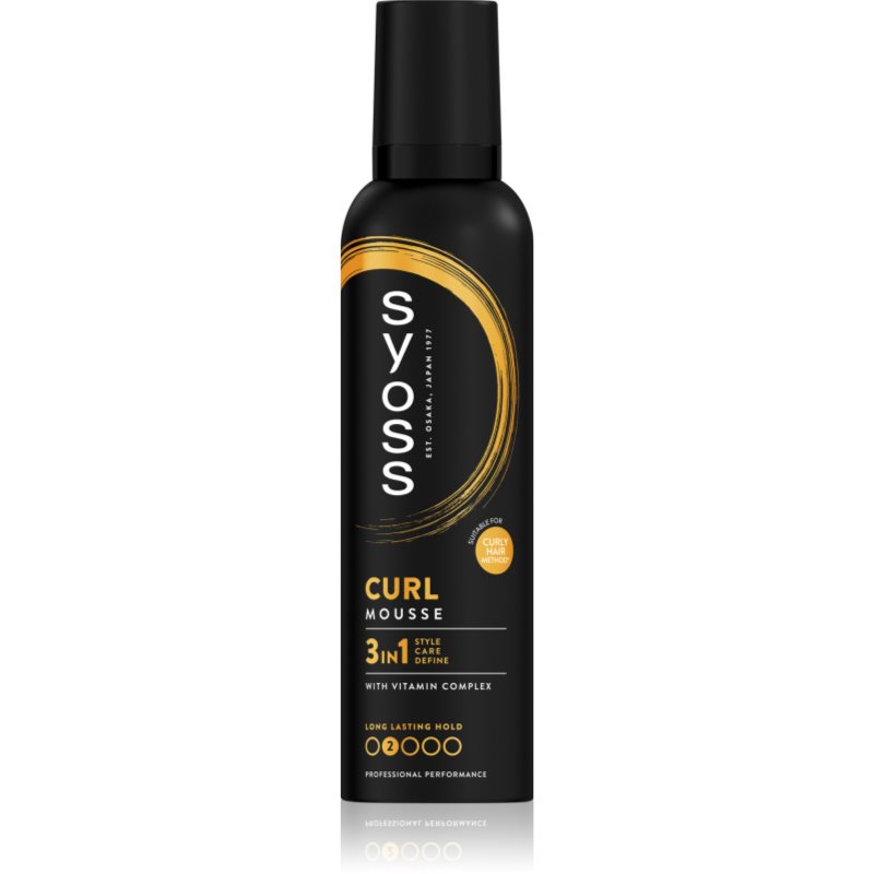 Syoss Curl Mousse fixáló hab a természetes fixálásért 250 ml-Ár