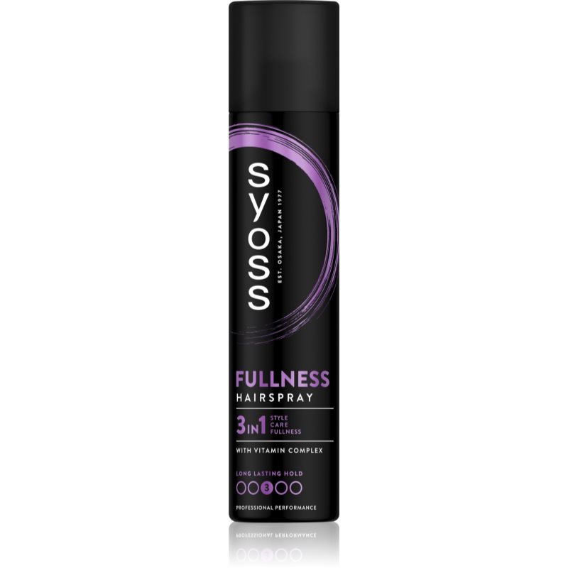 Syoss Fullness Hairspray Hajlakk az extra erős tartásért 300 ml-Eredeti