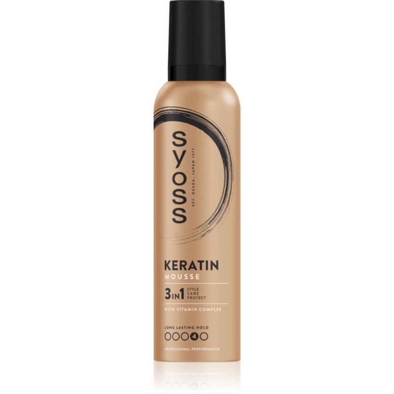 Syoss Keratin Mousse fixáló hab keratinnal 250 ml-Ár