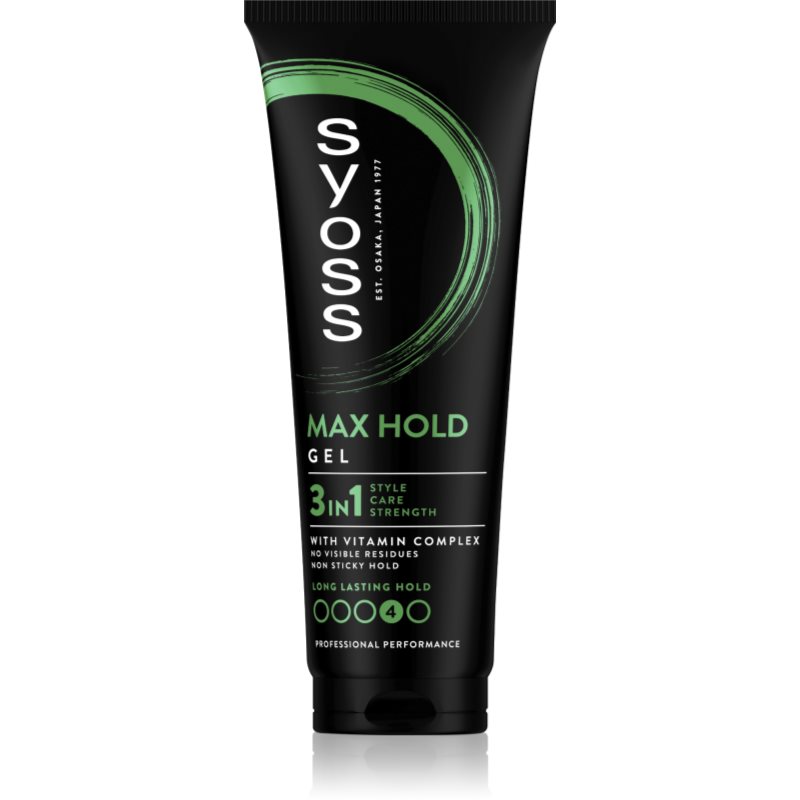 Syoss Max Hold erős fixálású gél a hajra 250 ml-Eredeti