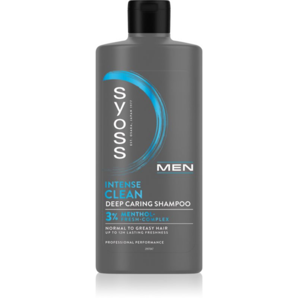 Syoss Men Intense Clean sampon normál és zsíros hajra 440 ml-Ár