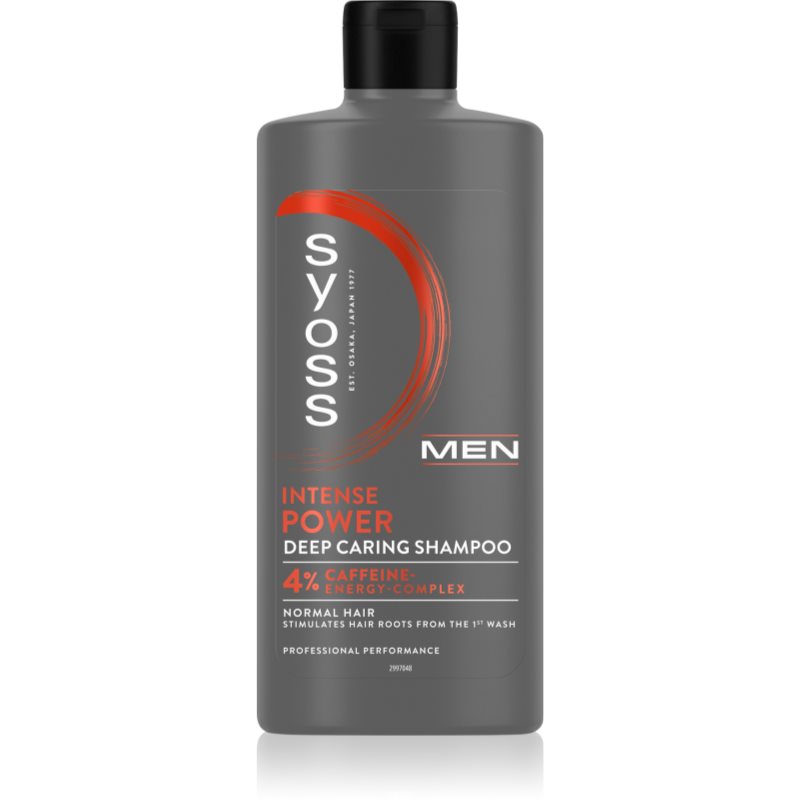 Syoss Men Intense Power erősítő sampon koffeinnel 440 ml-Ár