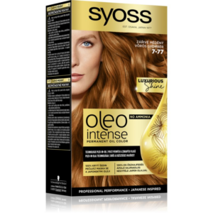Syoss Oleo Intense tartós hajfesték olajjal árnyalat 7-77 Red Ginger 1 db-Ár
