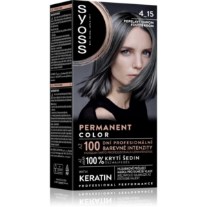 Syoss Permanent Color tartós hajfesték árnyalat 4_15 Dusty Chrome 1 db-Eredeti