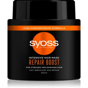 Syoss Repair Boost mélyen tápláló hajmaszk hajtöredezés ellen 500 ml-Ár