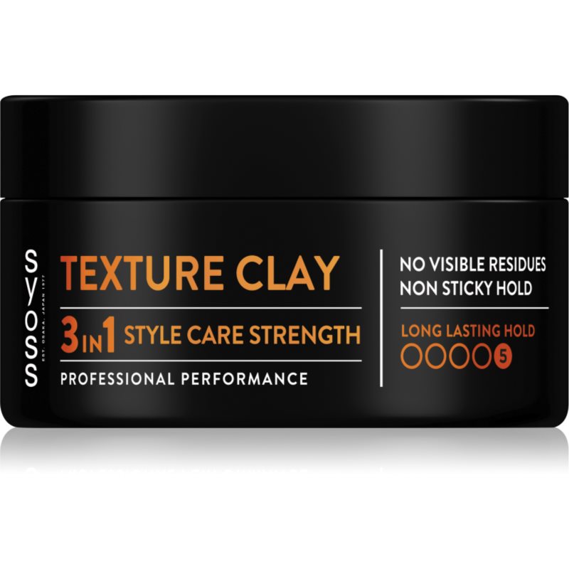 Syoss Texture Clay formázó agyag extra erős fixálással 100 ml-Eredeti