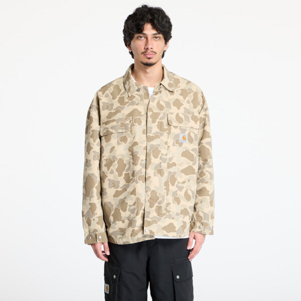 Széldzseki Carhartt WIP Liam Jacket UNISEX Camo Duck/ Desert S-alacsony-ár