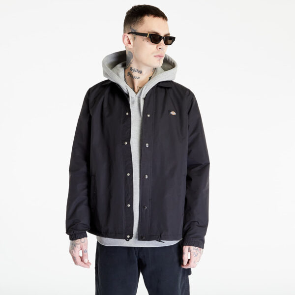 Széldzseki Dickies Oakport Coach Jacket UNISEX Black S-alacsony-ár