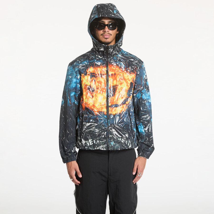Széldzseki Diesel J-Warrett-Poster Jacket Blue/ Black 48-alacsony-ár