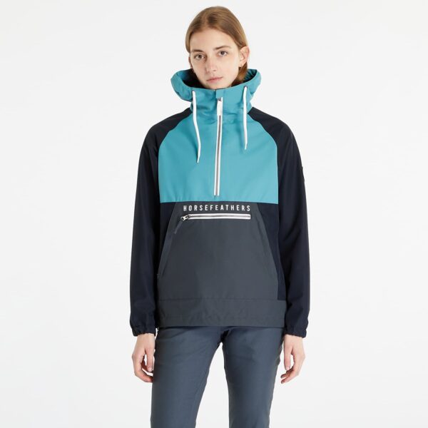 Széldzseki Horsefeathers Aria Jacket Oil Blue/ Black S-alacsony-ár