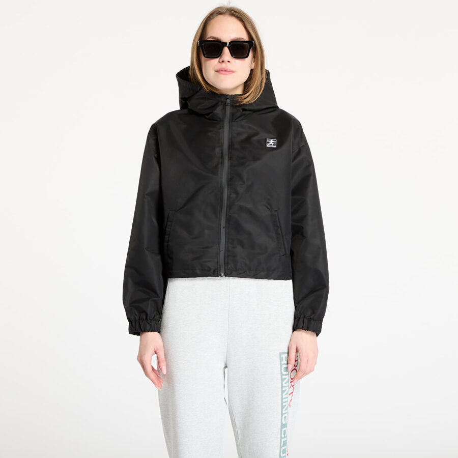 Széldzseki Sporty & Rich Running Woman Windbreaker Black/ White M-alacsony-ár