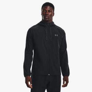 Széldzseki Under Armour Stretch Woven Windbreaker Black XXL-alacsony-ár