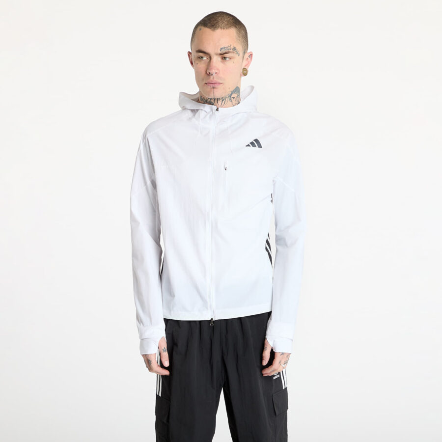 Széldzseki adidas Adizero Running Jacket White/ White/ White S-alacsony-ár